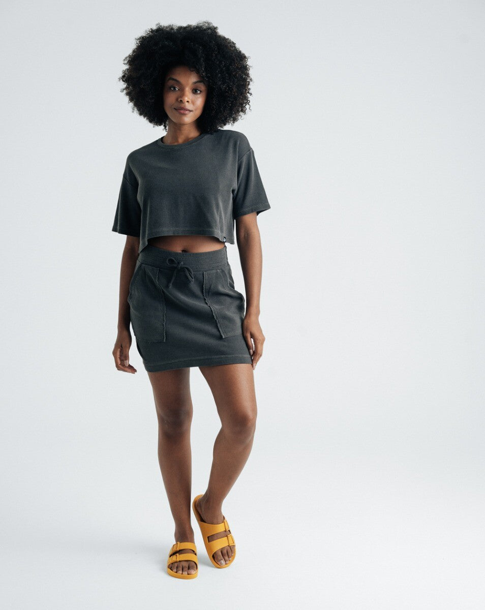 Cropped Essencial Feminino Daily - Grafite