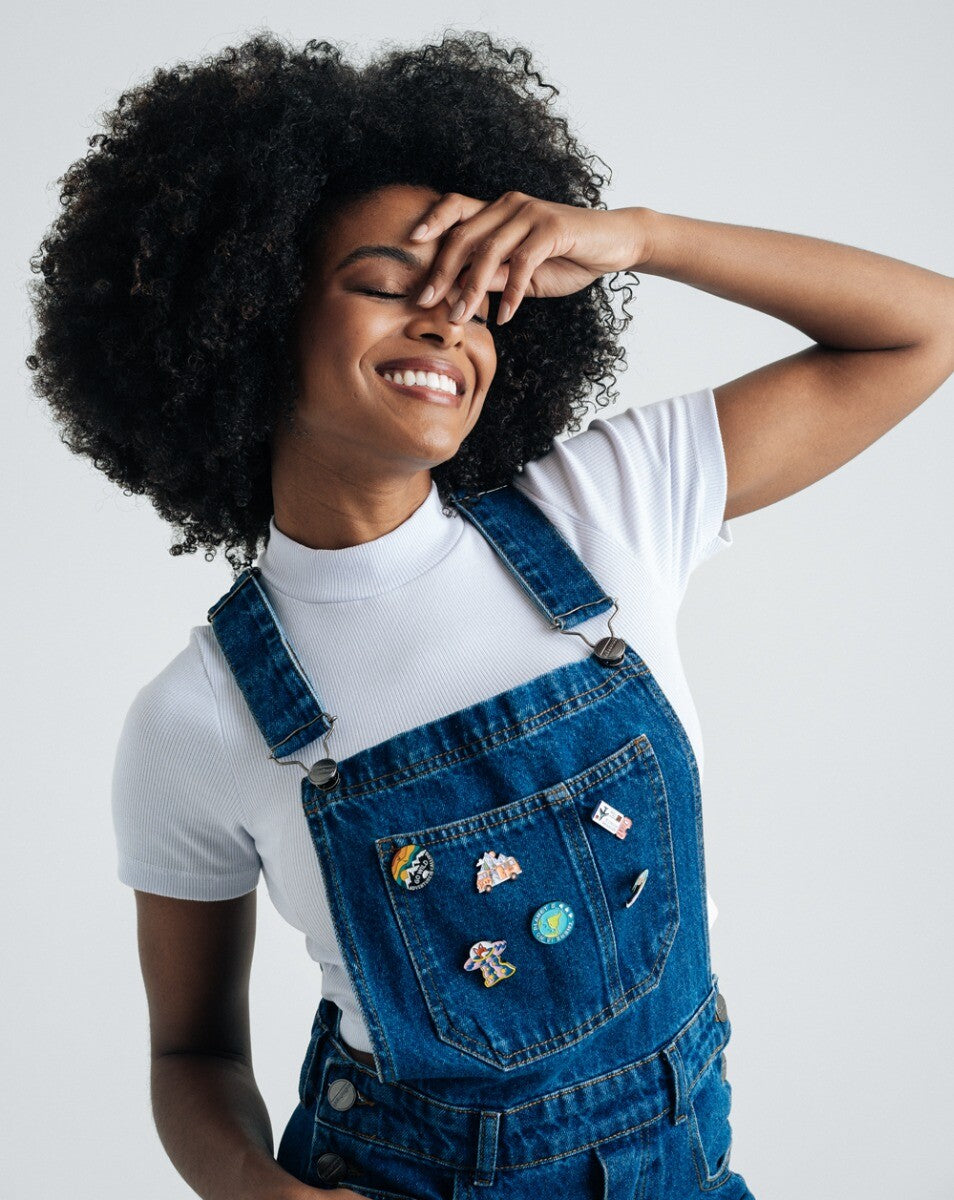 Macacão Jeans Feminino Forged Blue