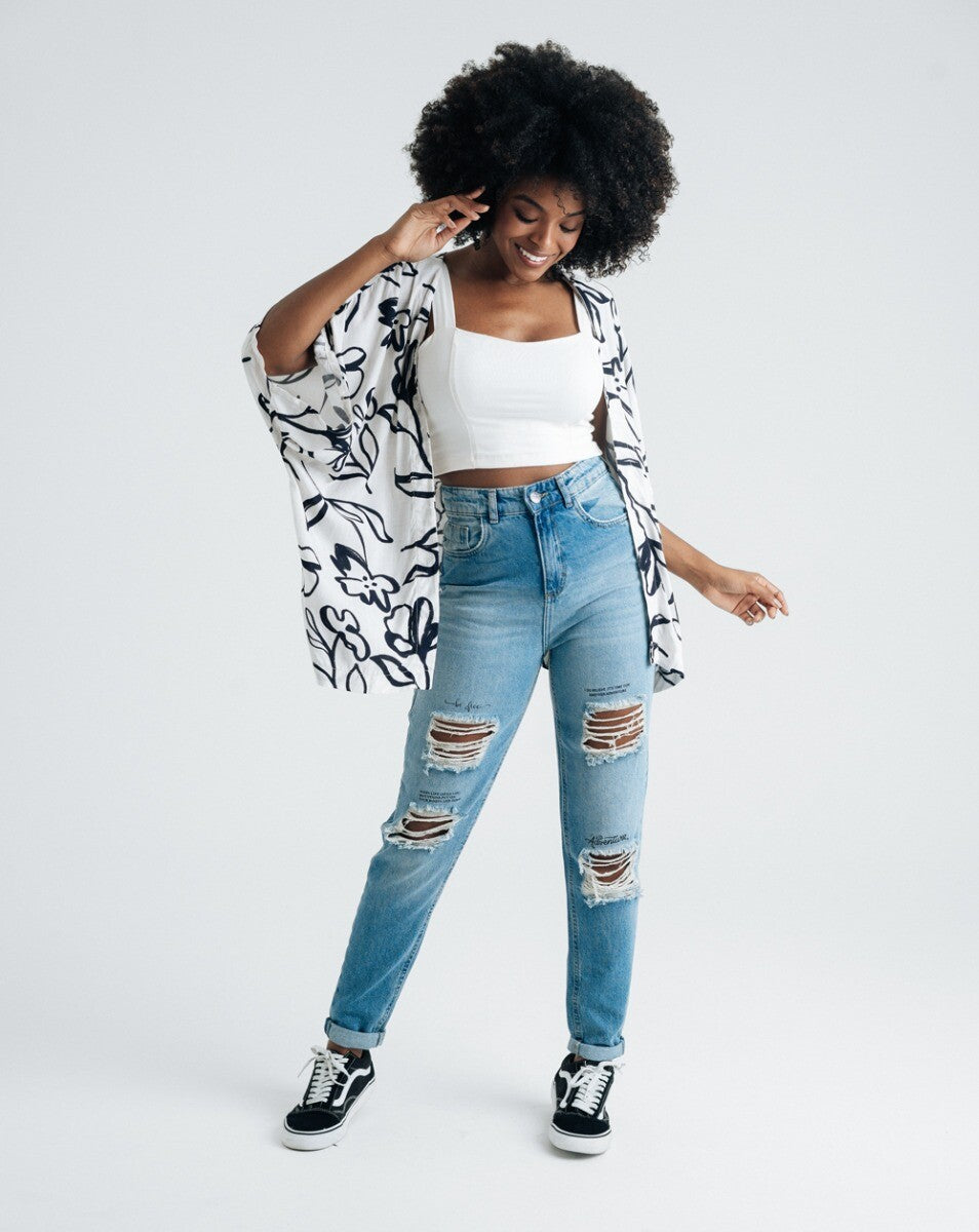 Calça Jeans Boyfriend Quotes