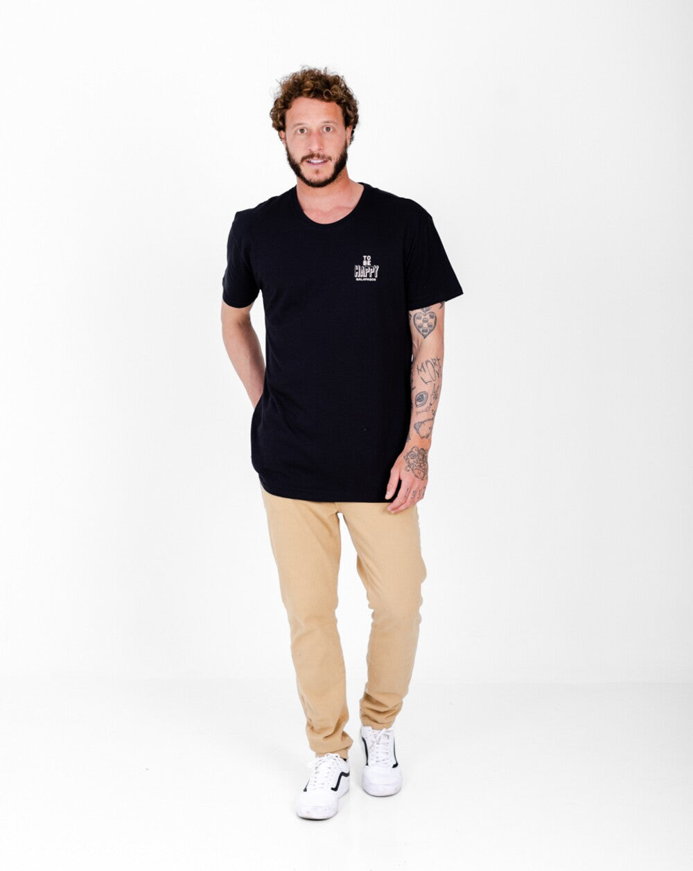 Camiseta All Gender Be Happy - Preta