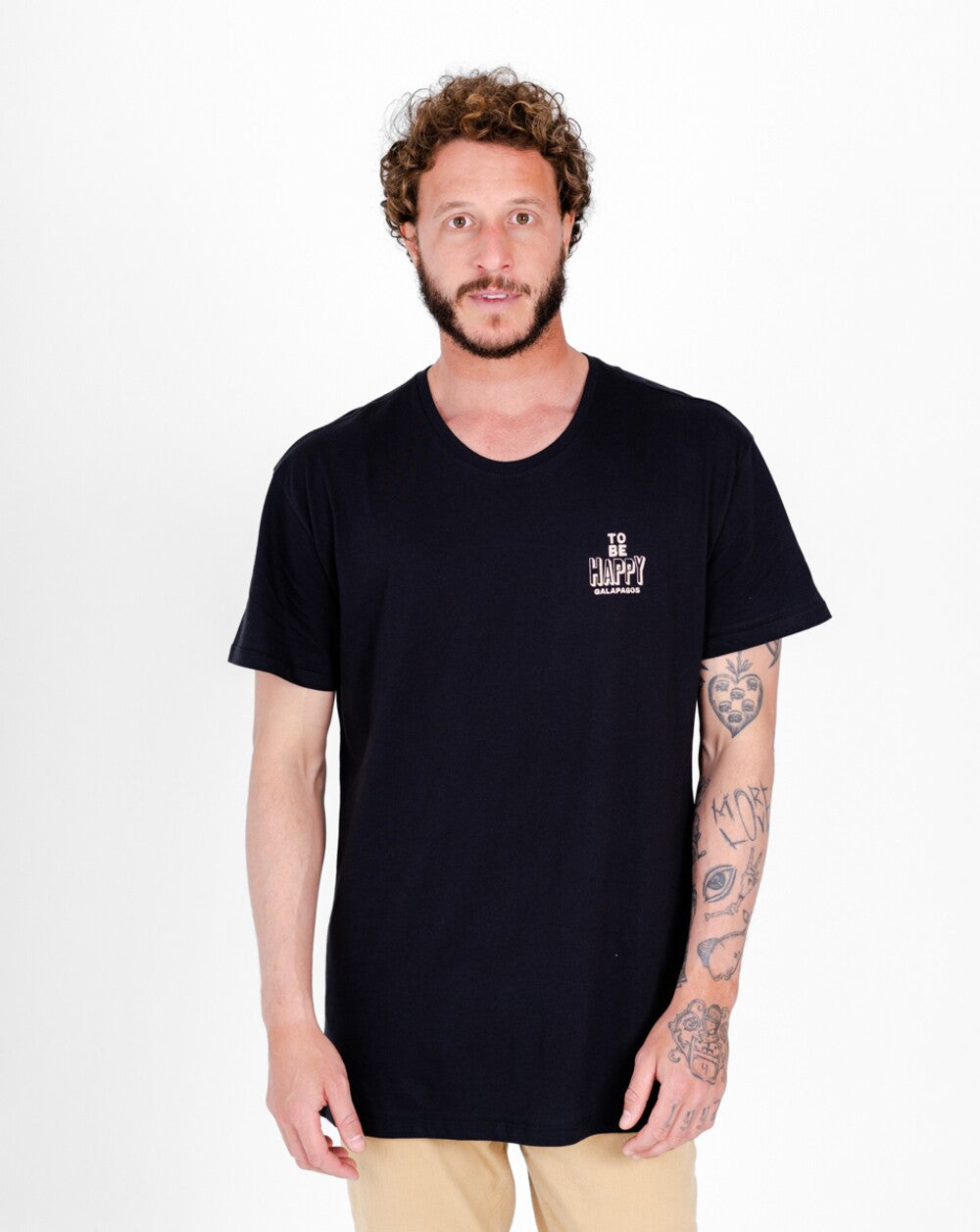 Camiseta All Gender Be Happy - Preta