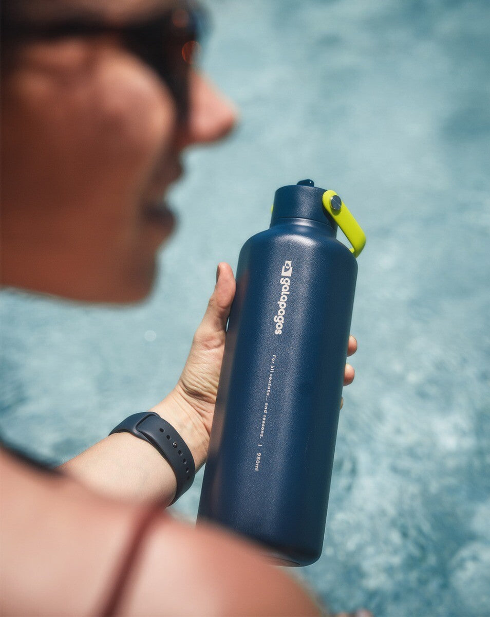 Garrafa River 950ml - Azul Marinho