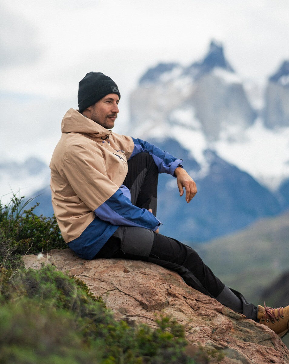 Jaqueta Impermeável masculina Darwin Evolution - Caqui