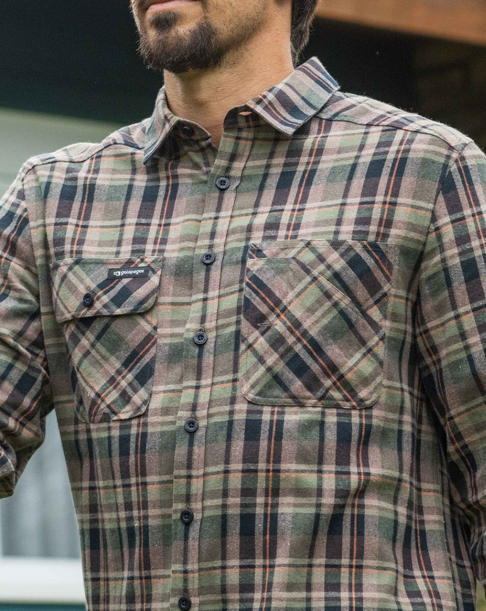 Camisa Flanela Midweight Farmer Xadrez - Verde