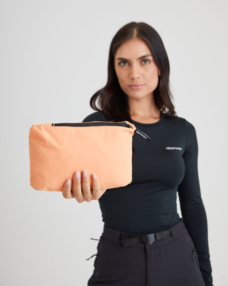 Jaqueta Impermeável Darwin Evolution 2.0 Fem - Salmão e Amarelo