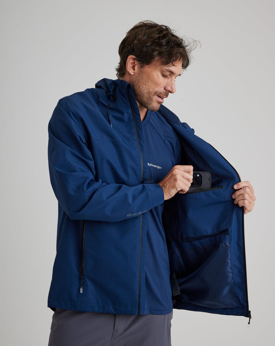 Jaqueta Impermeável Masculina Darwin 2.0 - Azul Marinho