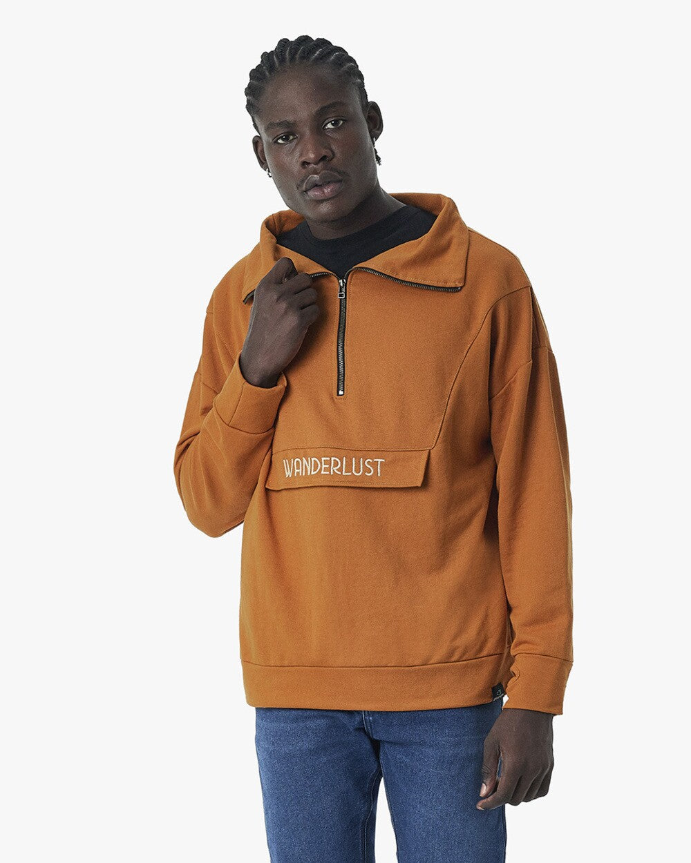Moletom All Gender Wanderlust - Mostarda