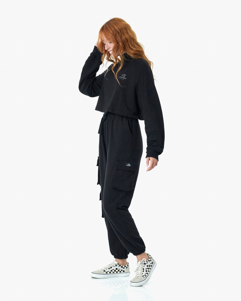 Blusão Cropped Feminino Kaia - Preto