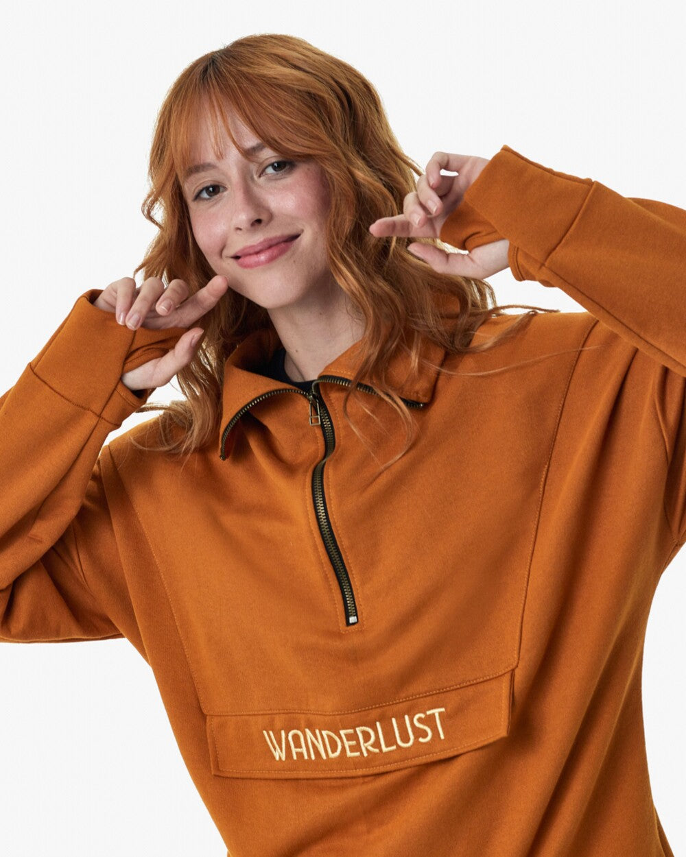 Moletom All Gender Wanderlust - Mostarda