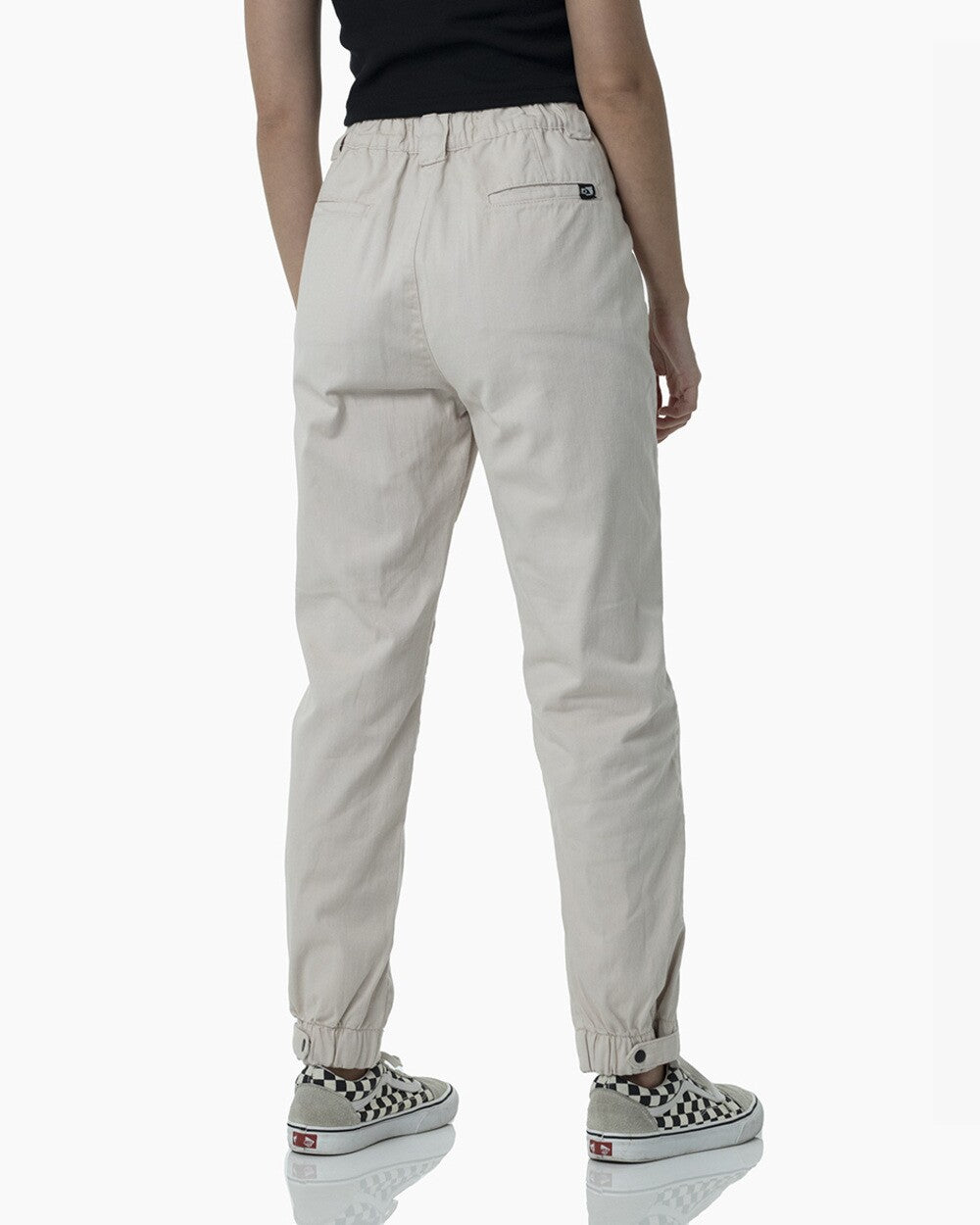 Calça Baggy Sarja Feminina Access - Caqui