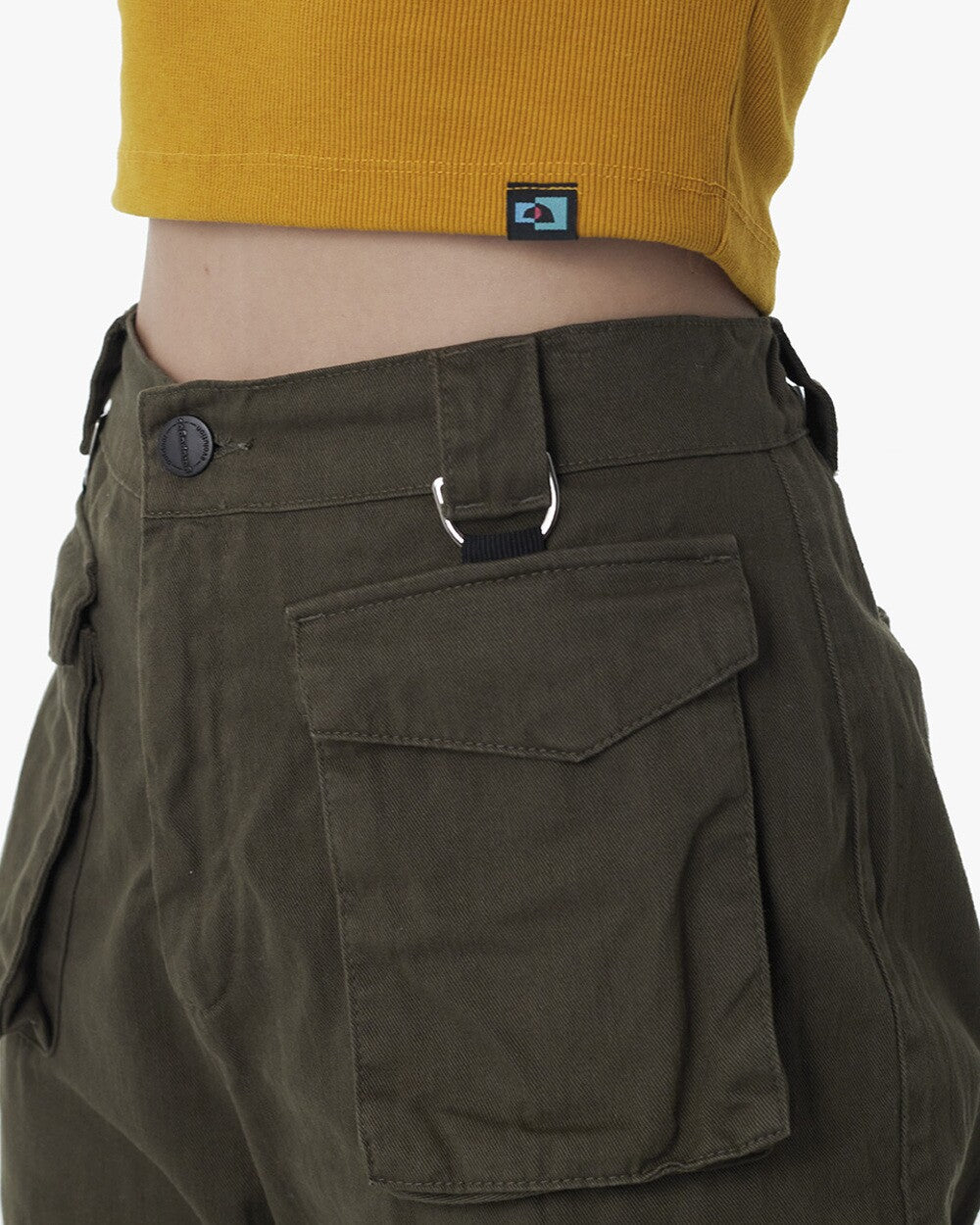 Calça Baggy Sarja Feminina Access - Verde