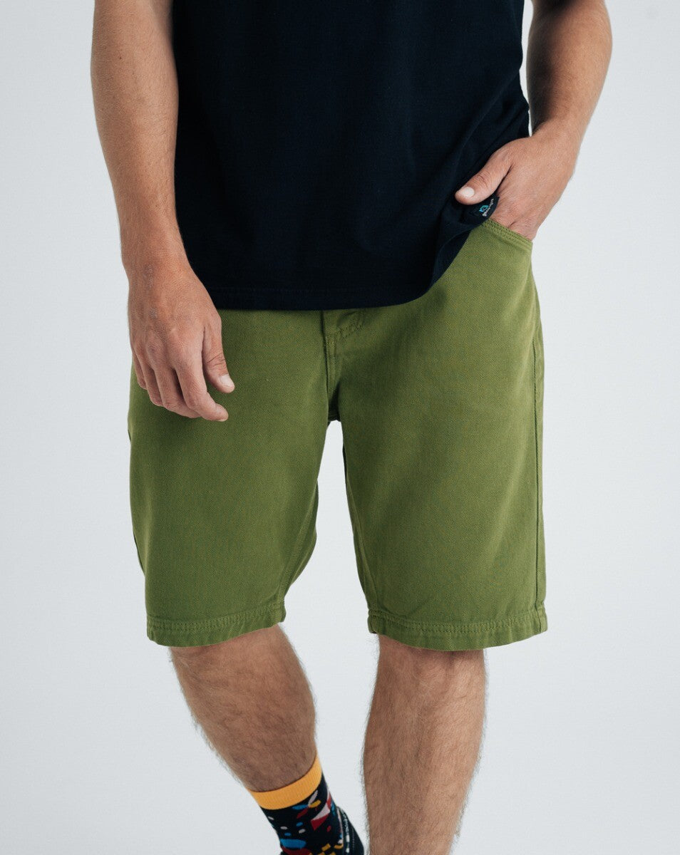 Bermuda de Sarja Sequoia - Verde Oliva