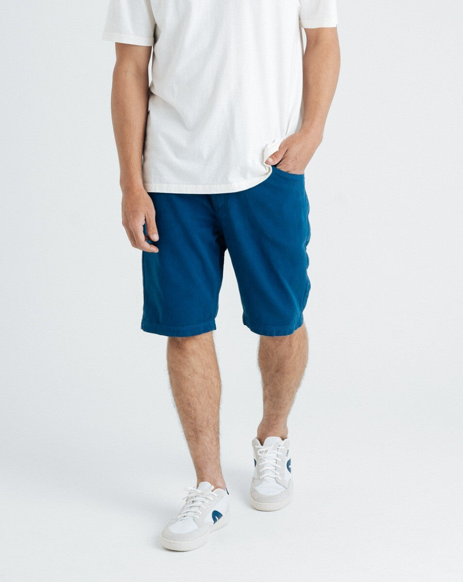 Bermuda de Sarja Sequoia - Azul Índigo