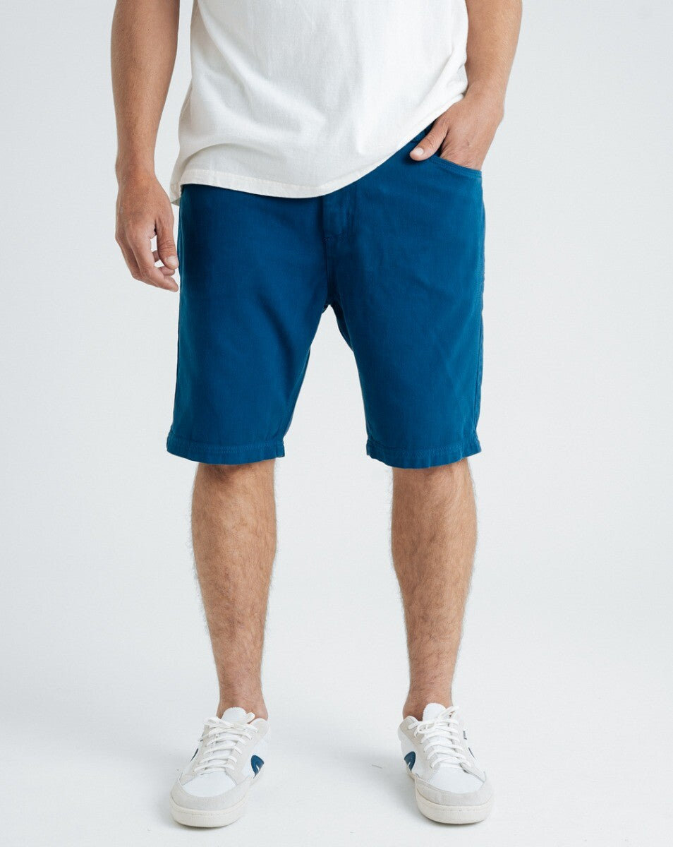 Bermuda de Sarja Sequoia - Azul Índigo