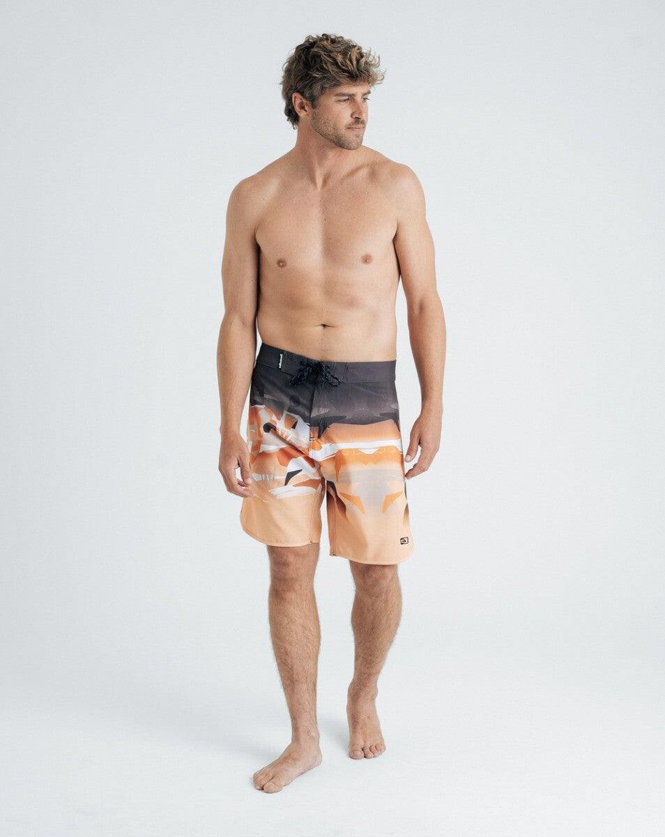 Boardshort Knots - Amarelo e Grafite