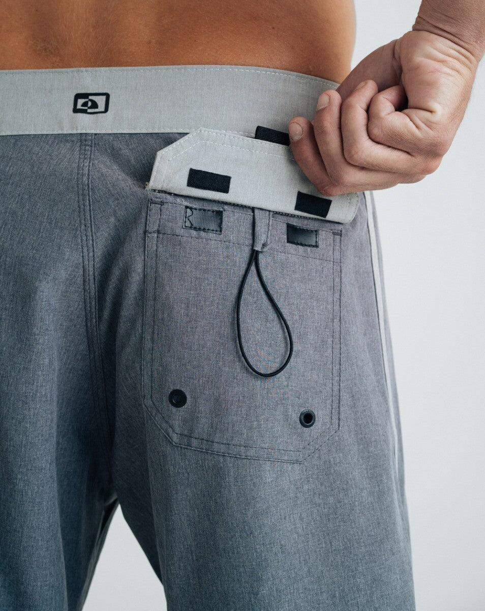 Boardshort Narval - Chumbo e Cinza Mescla