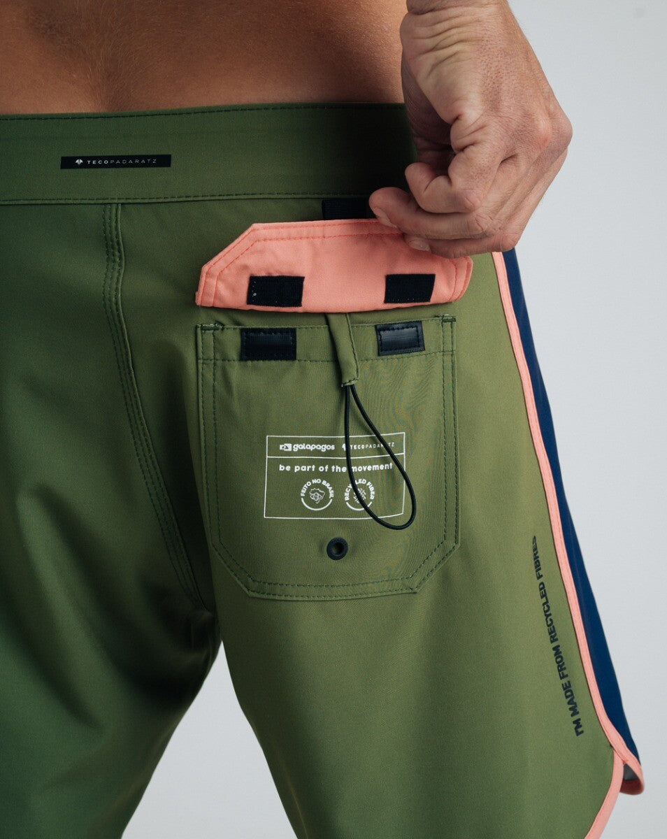 Boardshort Netuno Verde - Collab Teco Padaratz