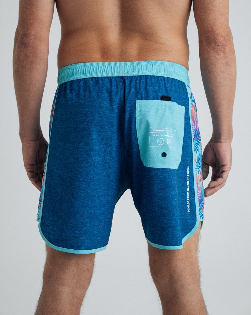 Boardshort Freedom Eco Azul - Collab Teco Padaratz
