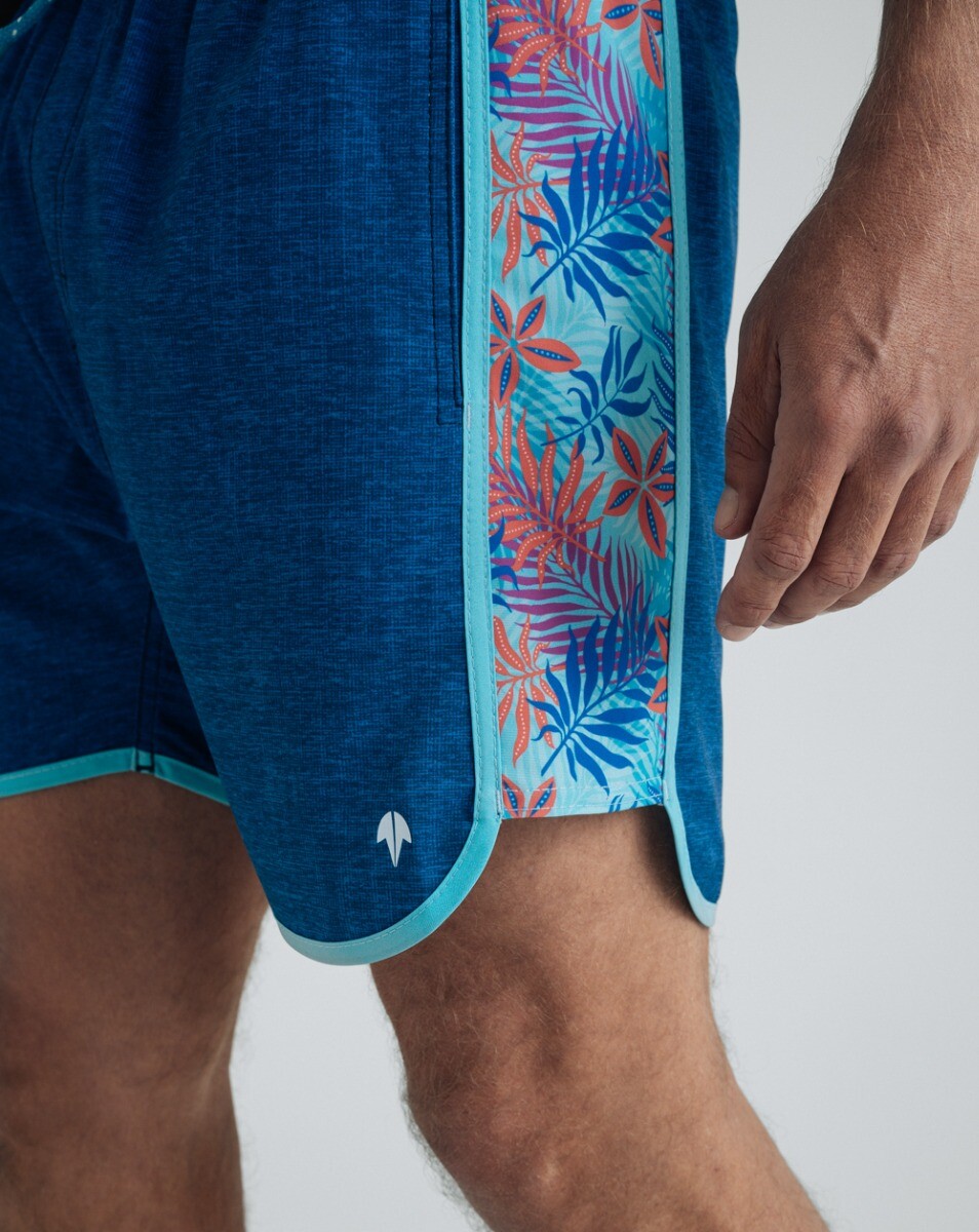 Boardshort Freedom Eco Azul - Collab Teco Padaratz