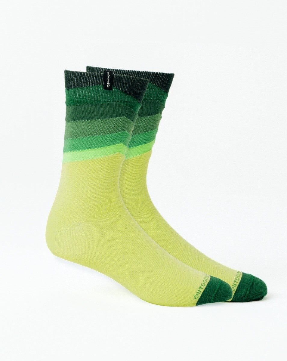 Meia Casual Jungle Verde