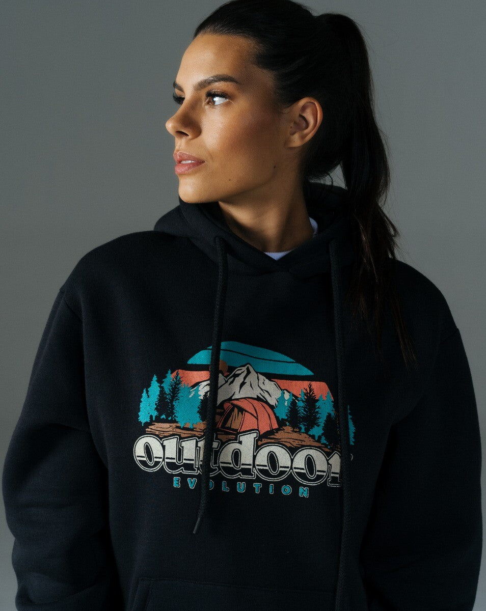 Moletom Hoodie Com Felpa Yukon - Preto