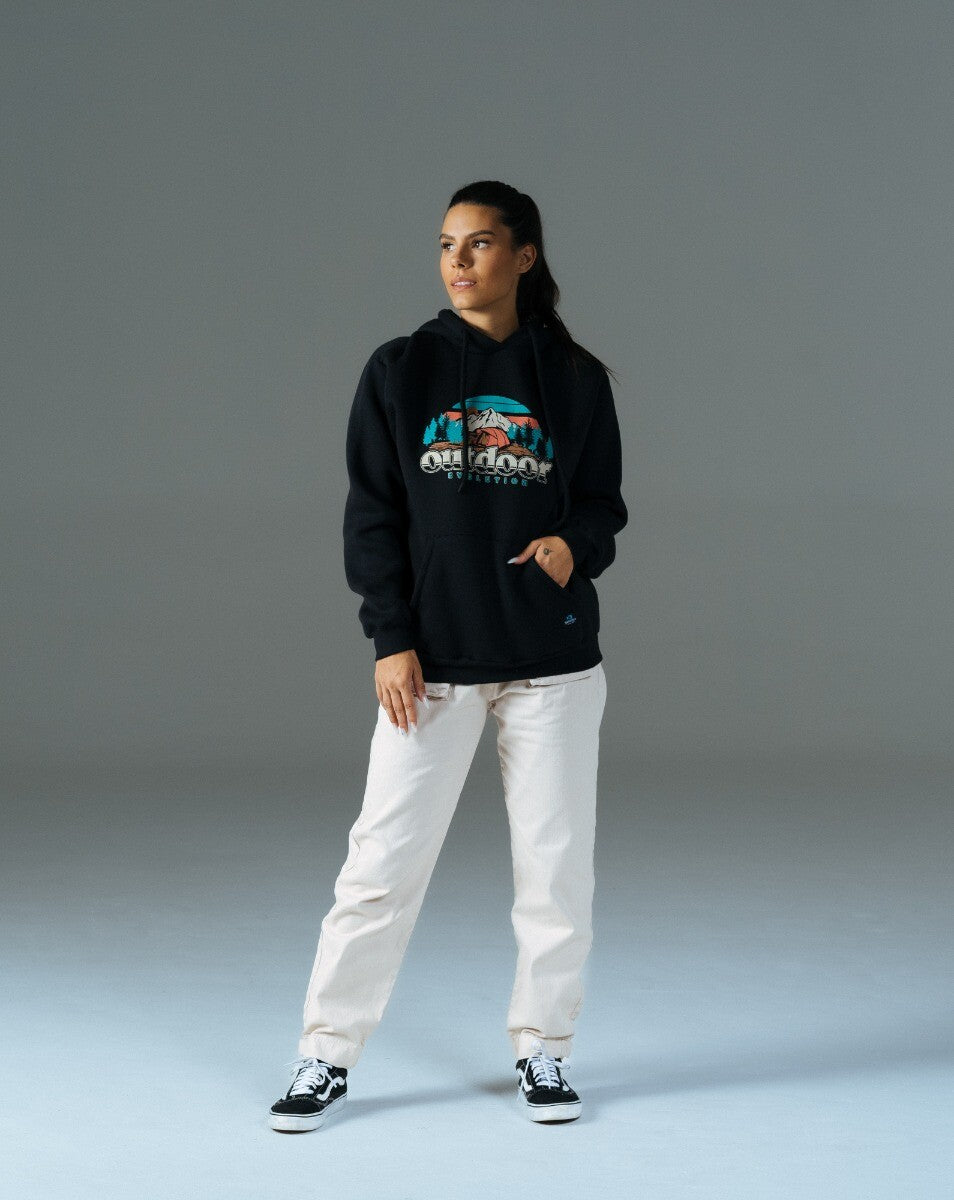 Moletom Hoodie Com Felpa Yukon - Preto