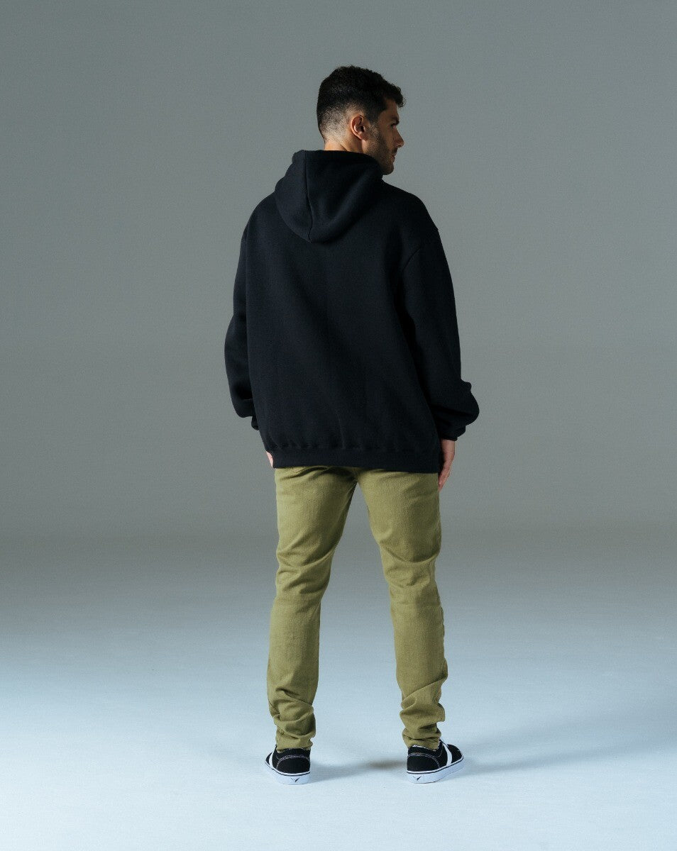 Moletom Hoodie Com Felpa Yukon - Preto
