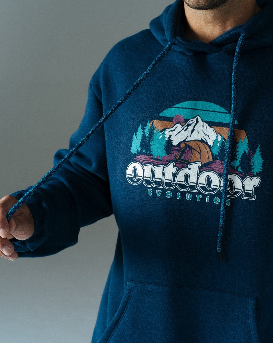 Moletom Hoodie Com Felpa Yukon - Azul Marinho