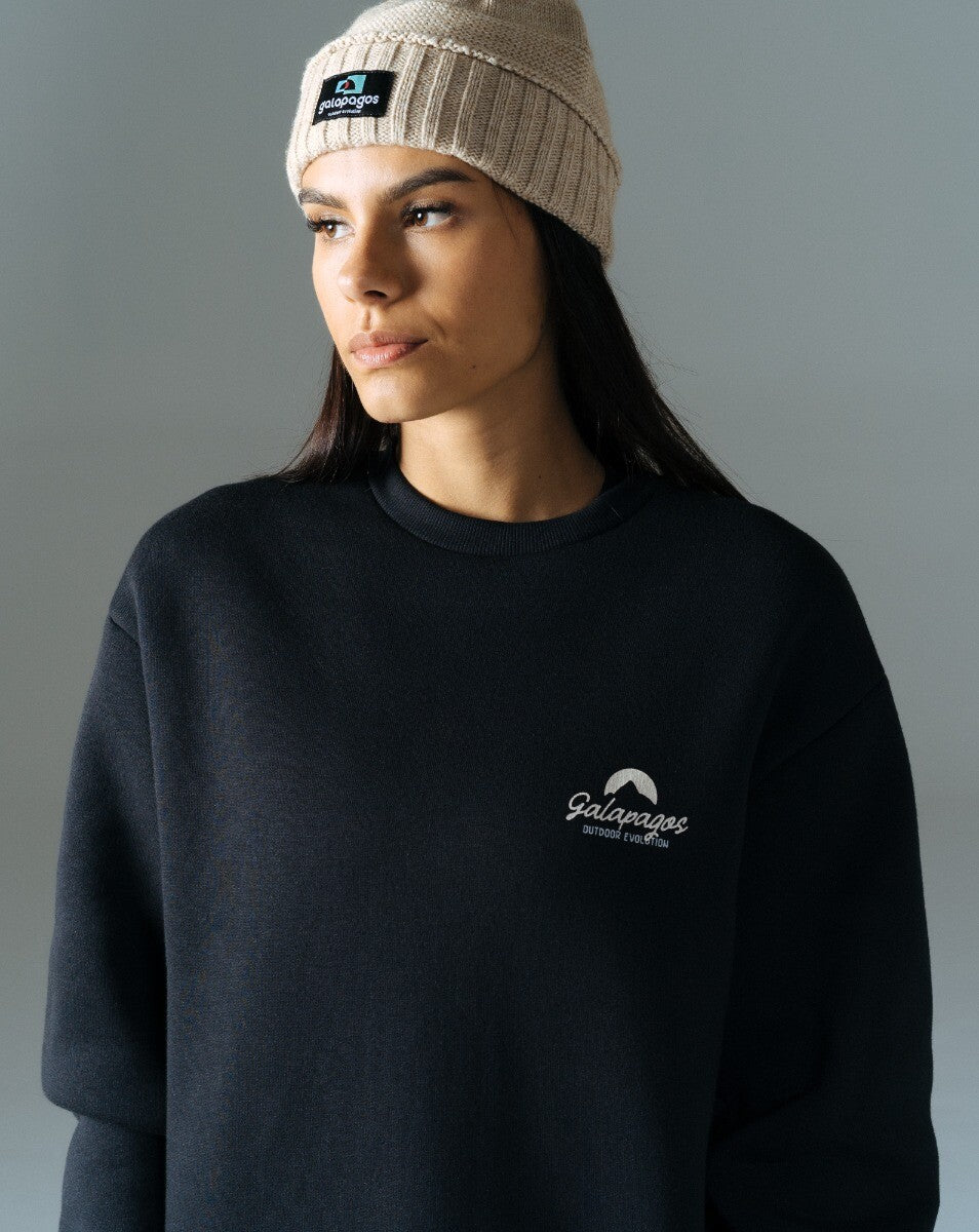 Moletom Com Felpa Peace - Preto