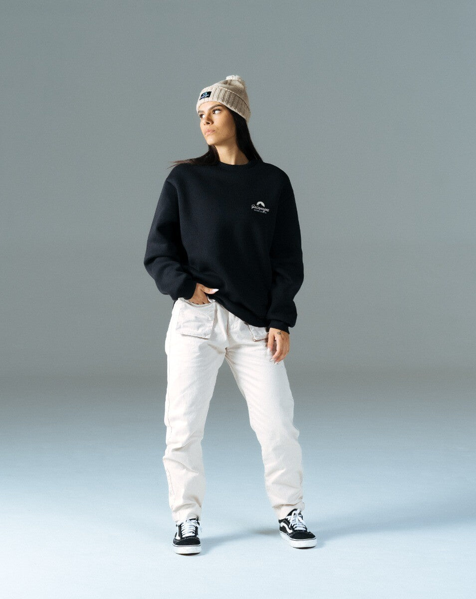 Moletom Com Felpa Peace - Preto