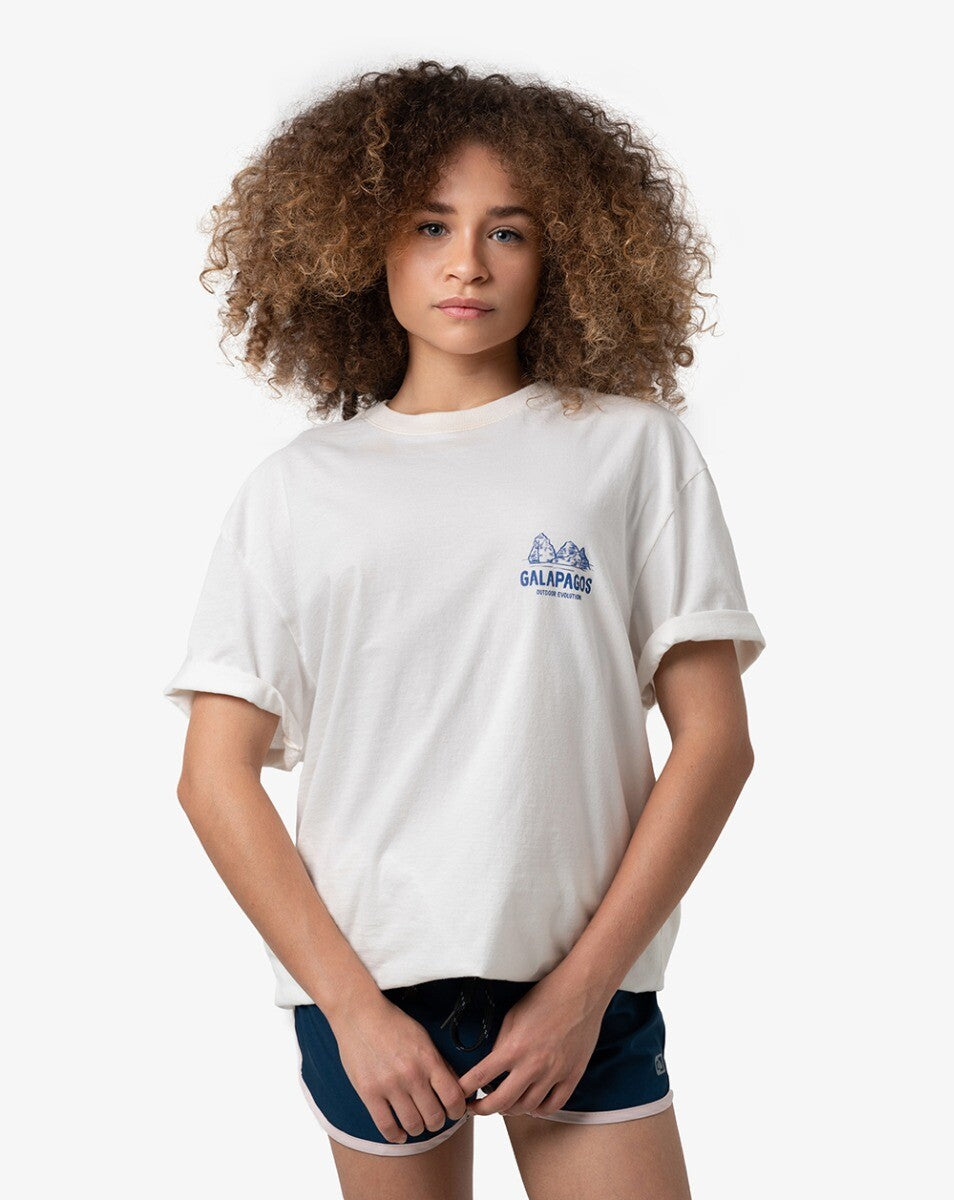 Camiseta All Gender Surfer Girl - Off White