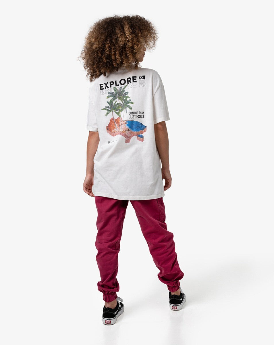 Camiseta All Gender Explore - Off White