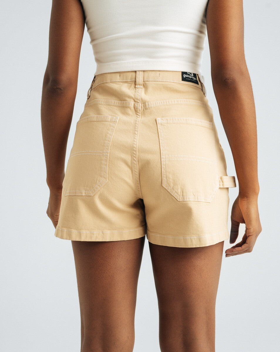 Shorts Sarja Feminino Naia - Caqui