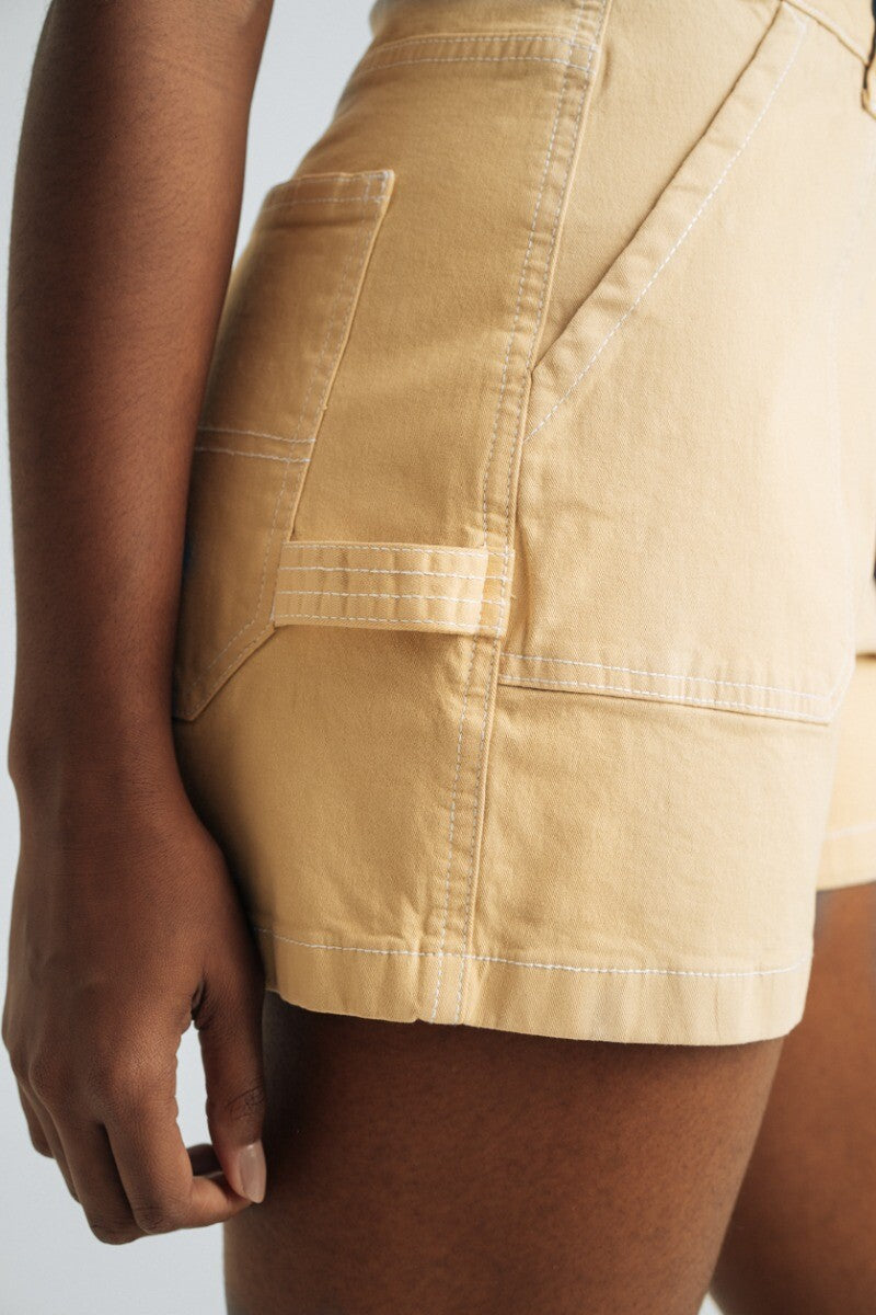 Shorts Sarja Feminino Naia - Caqui