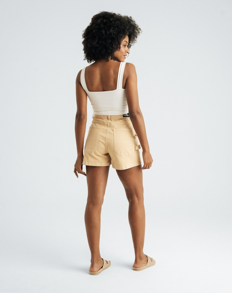 Shorts Sarja Feminino Naia - Caqui