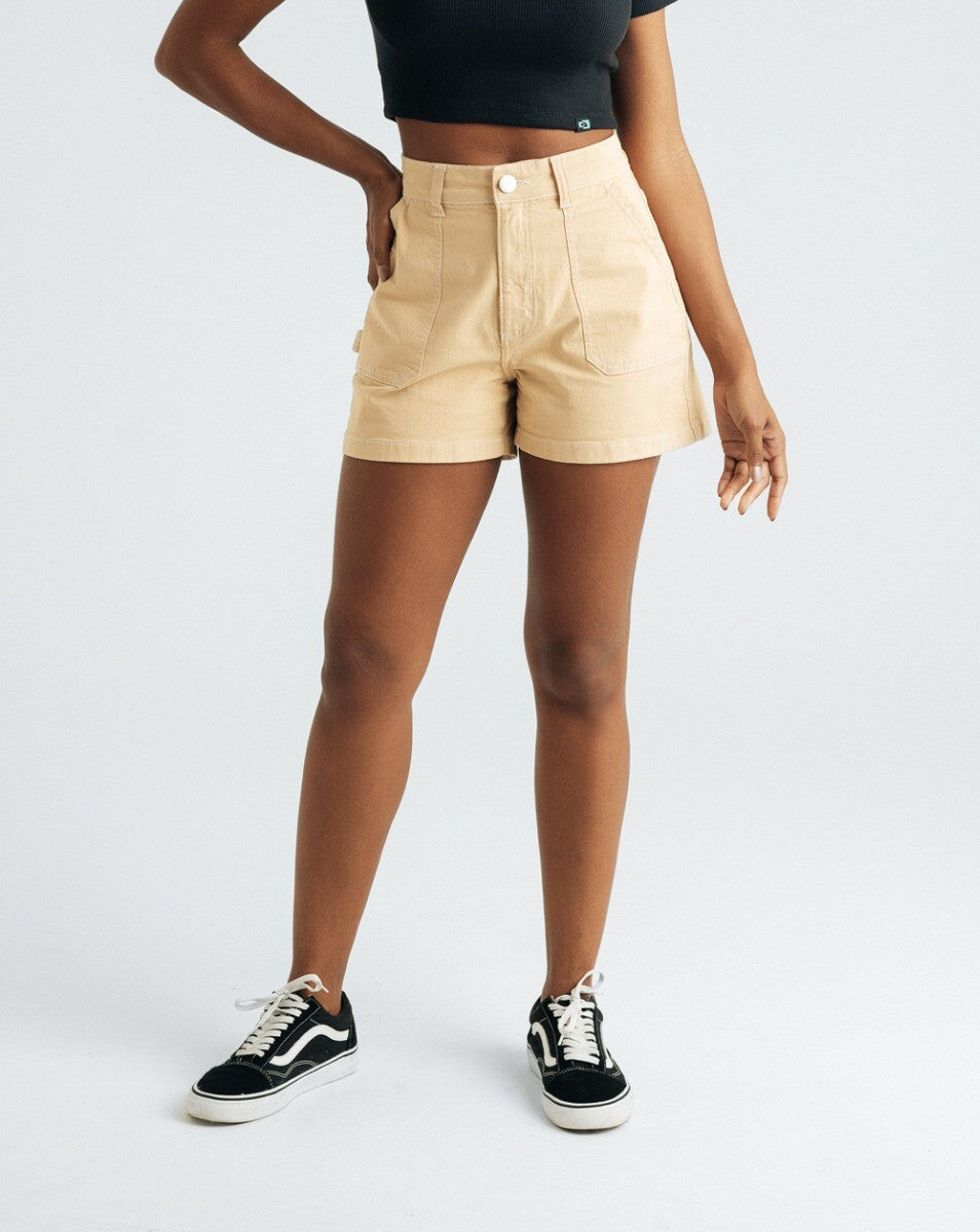 Shorts Sarja Feminino Naia - Caqui