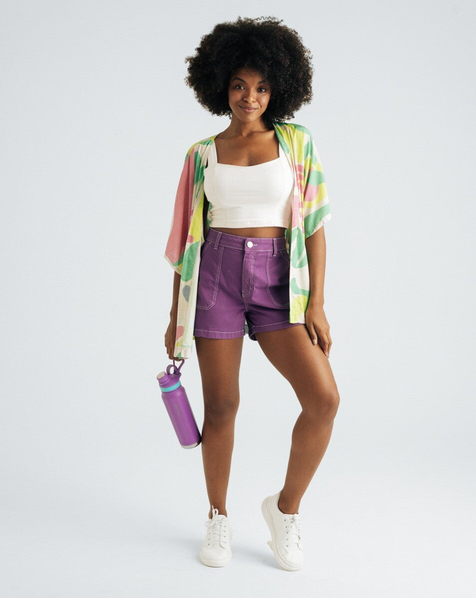 Shorts Sarja Feminino Naia - Violeta