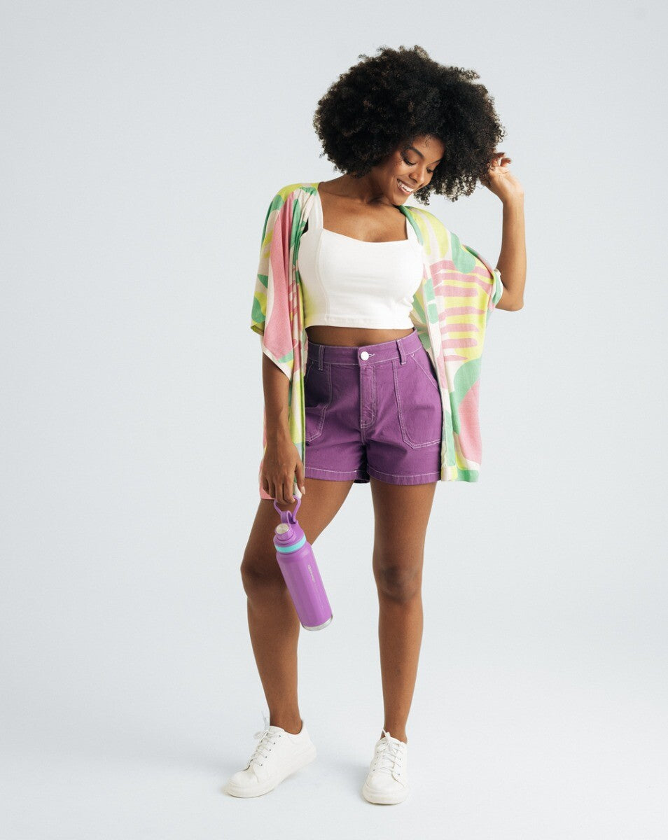 Shorts Sarja Feminino Naia - Violeta