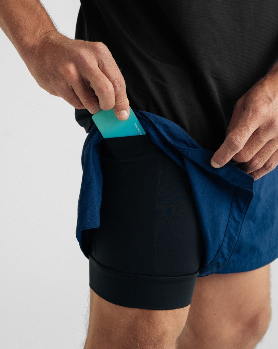 Shorts Running Masculino Koha - Azul