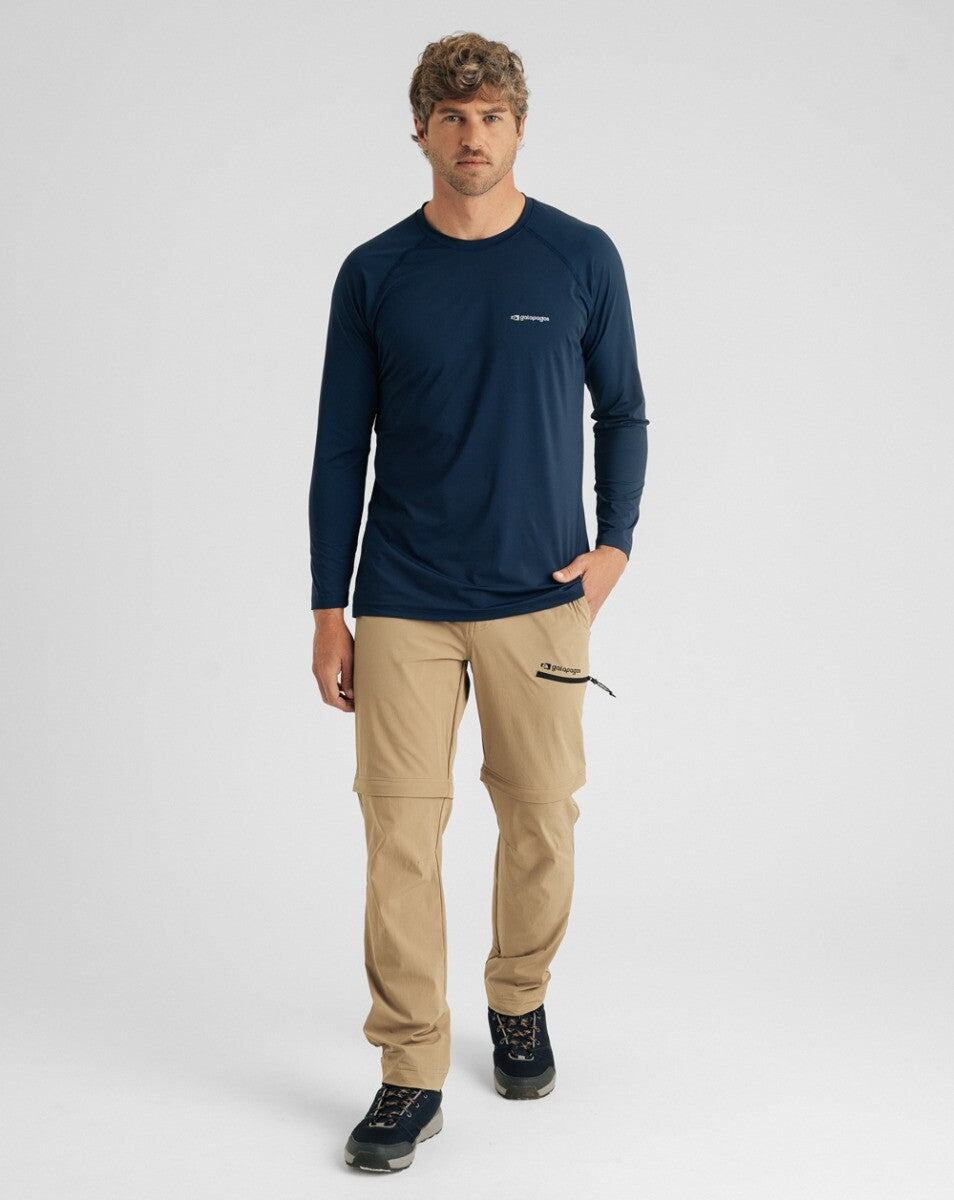 Blusa Masculina Long Sleeve Vella - Azul Marinho
