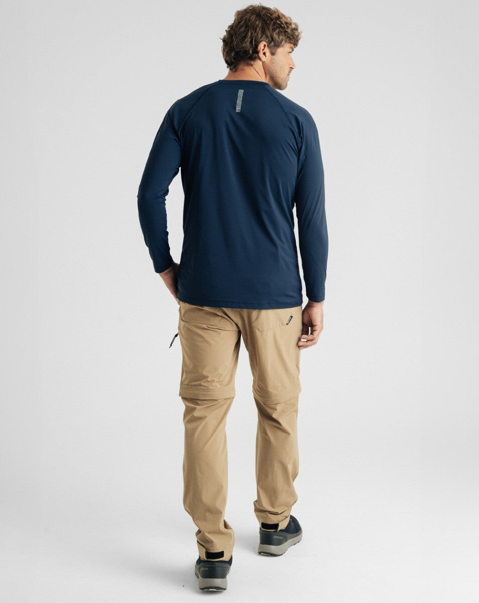 Blusa Masculina Long Sleeve Vella - Azul Marinho