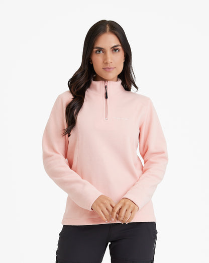 Blusão Fleece Makalu 2.0 Feminino - Rose - Galapagos Outdoor