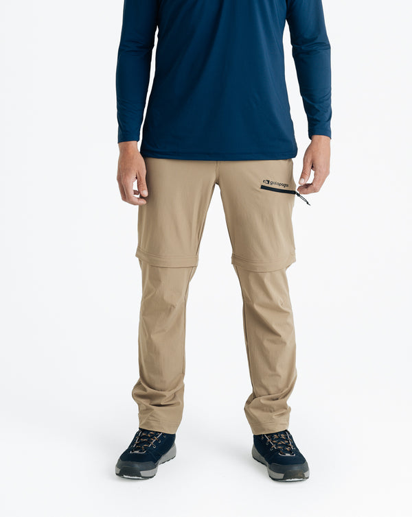 Calça Conversível Atlas Masculina - Cáqui