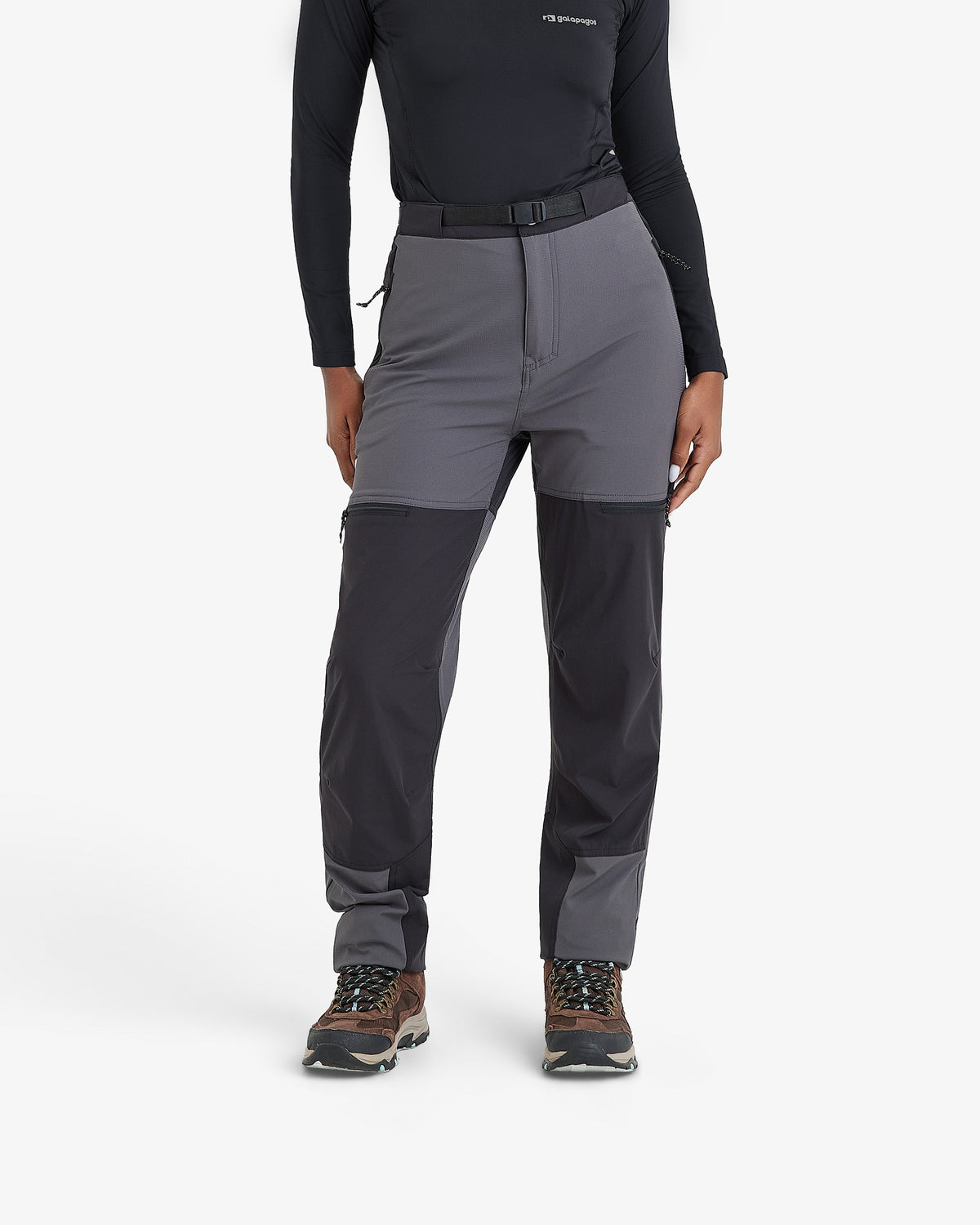 Calça Técnica Hiker Feminina - Chumbo e Preta