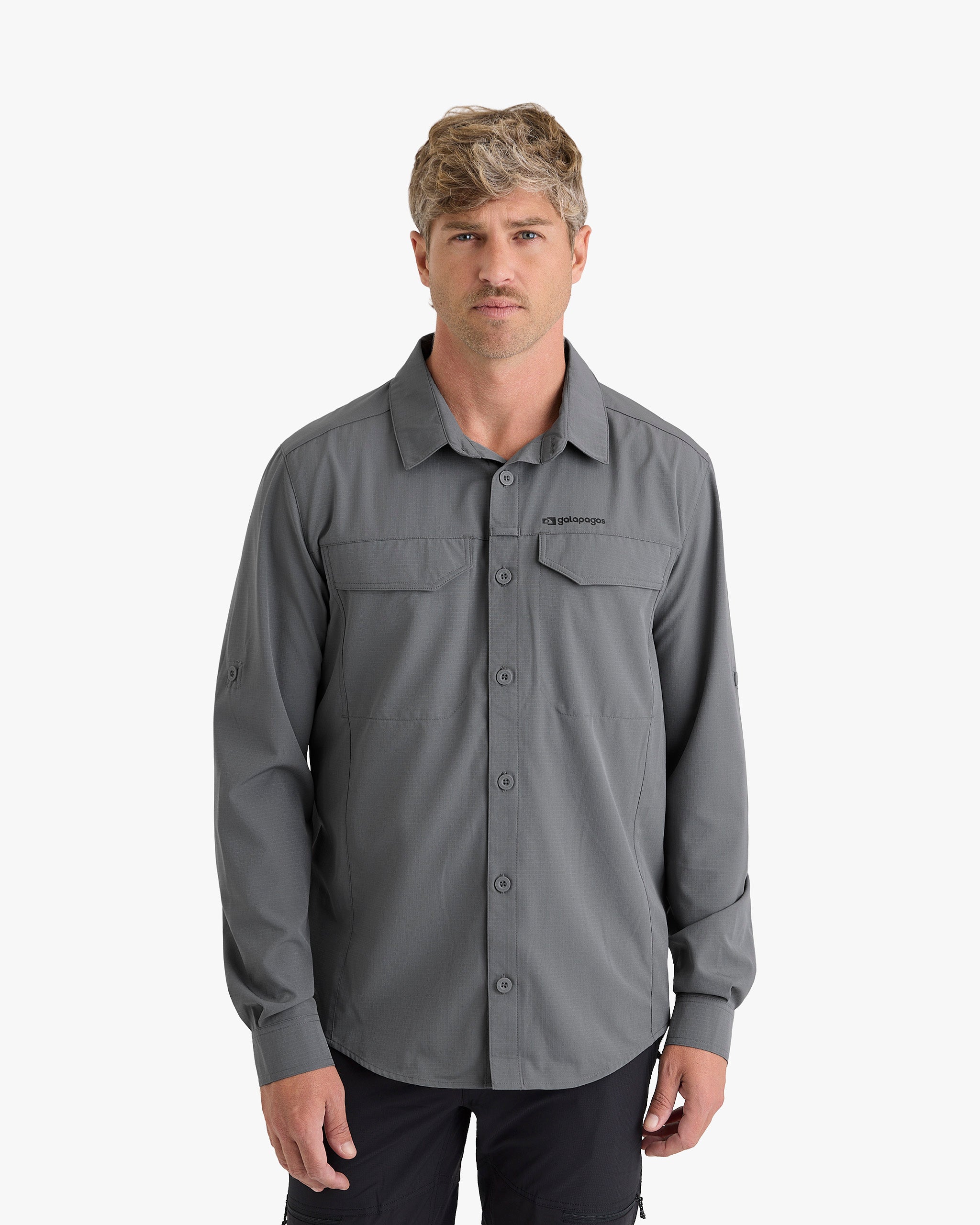 Camisa Technical UV50+ Defender - Chumbo