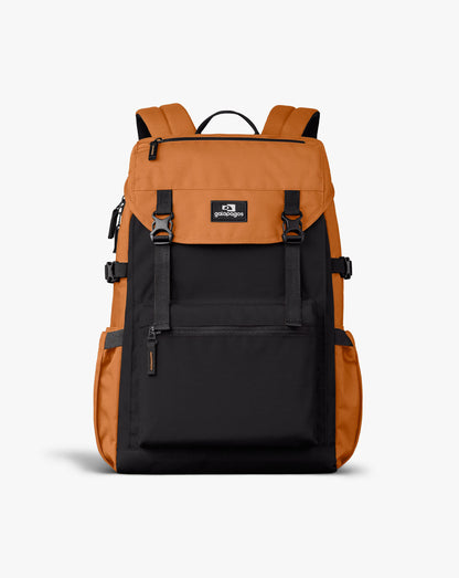 Mochila Pelican 30L - Preto e Caramelo