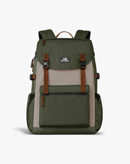 Mochila Pelican 30L - Verde e Cáqui - Galapagos Outdoor