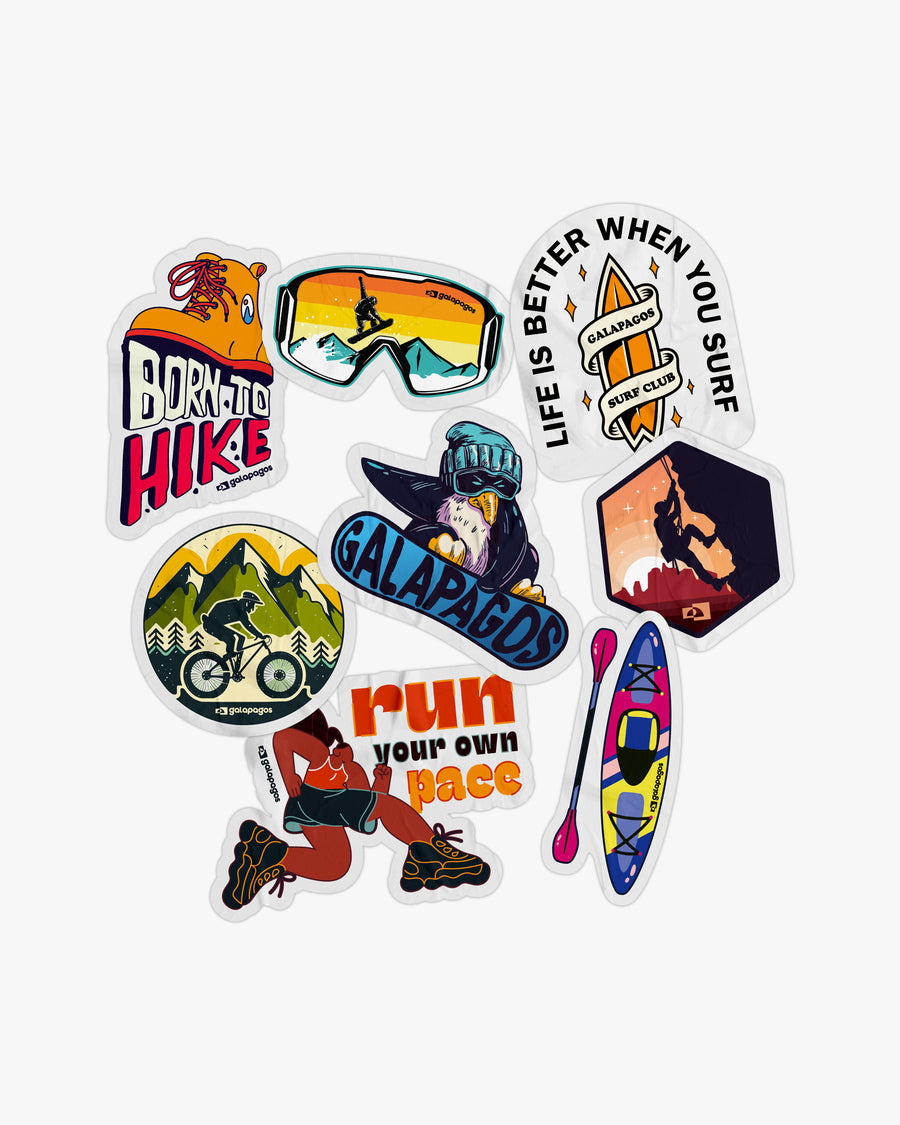 Pack de adesivos Soul Activity - Galapagos Outdoor