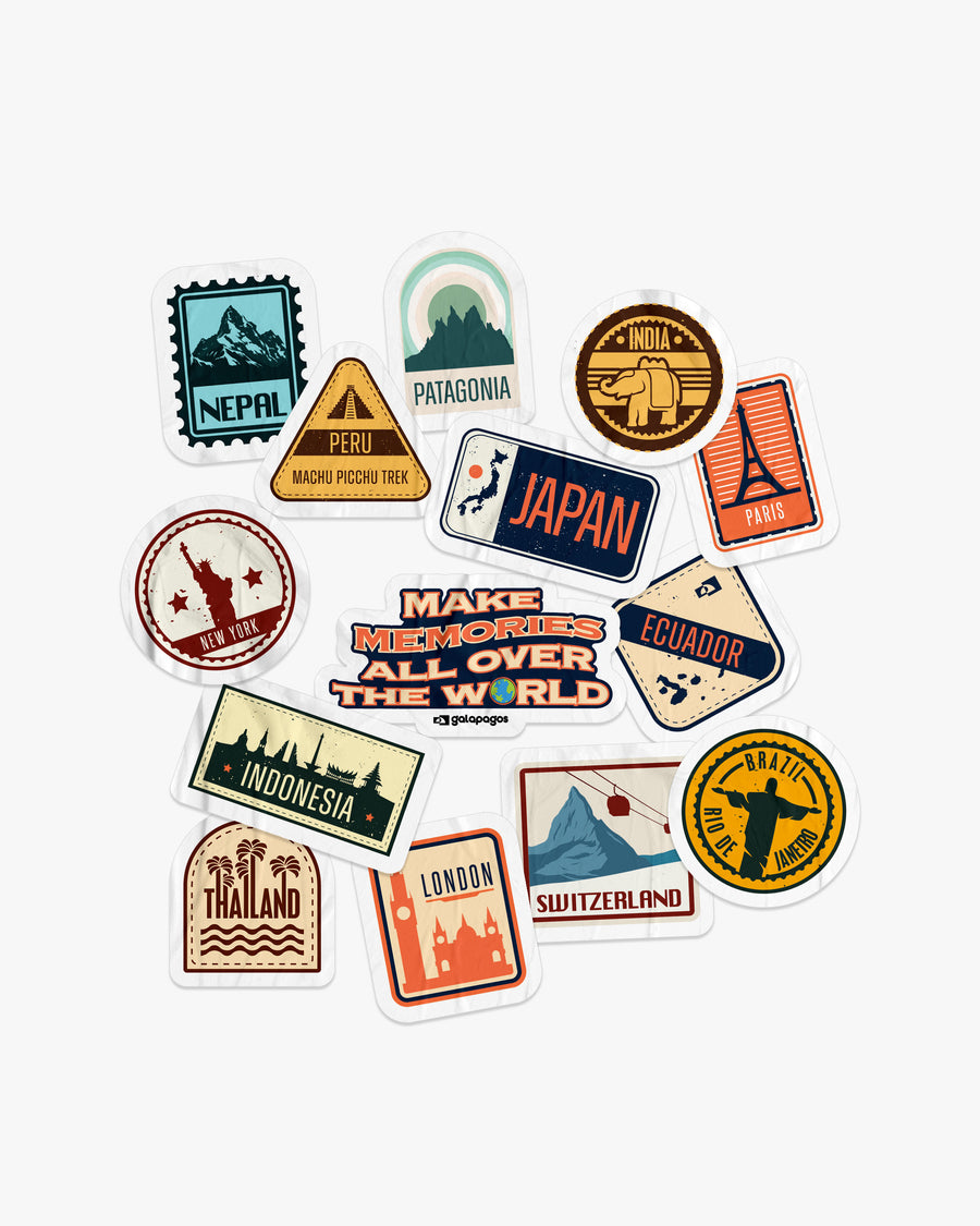 Pack de adesivos Soul Passport - Galapagos Outdoor