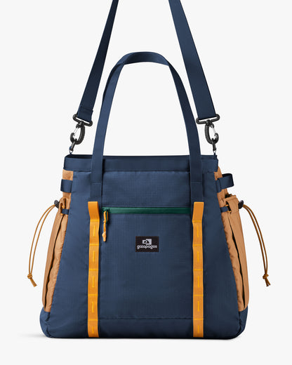 Bolsa Tote All-In 35L - Marinho e Caramelo